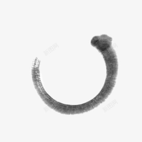 浅色水墨毛笔圈元素png免抠素材_88icon https://88icon.com 中国风 毛笔圈 水墨 浅色 灰色