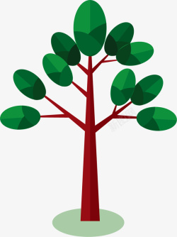 一棵小树一棵正在成长的小树苗矢量图高清图片