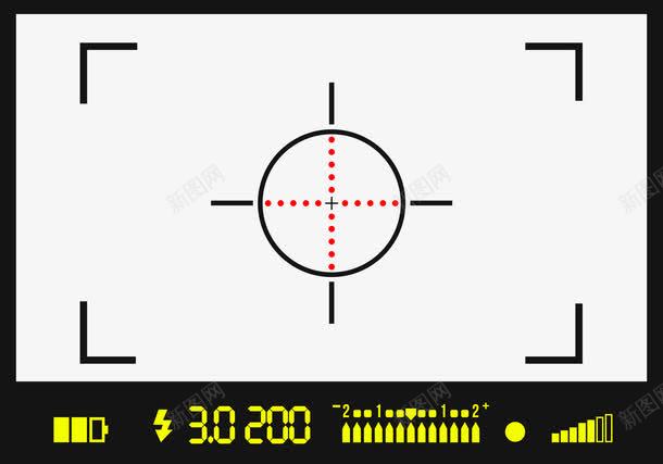 相机取景框png免抠素材_88icon https://88icon.com 取景器 取景框 录像中 摄像机 摄影机 数码相机 相机屏幕