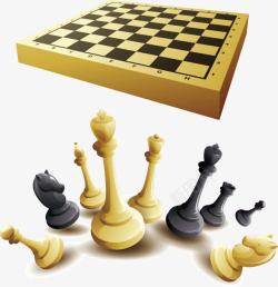 国际象棋和棋盘素材
