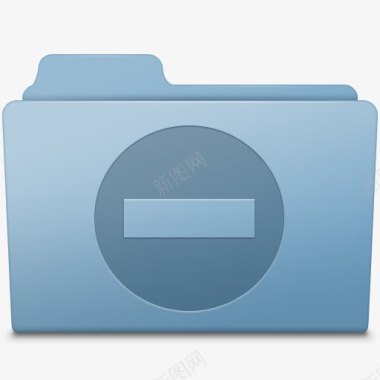 兰博基尼文件夹图标私人文件夹蓝色图标图标
