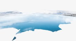 蓝色的结冰图片冰湖高清图片