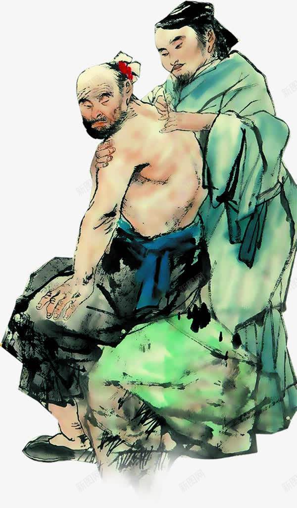 中医手绘针灸宣传图png免抠素材_88icon https://88icon.com 中医 古代 手绘 水墨 针灸