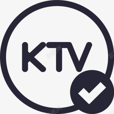 KTV开启矢量图图标图标