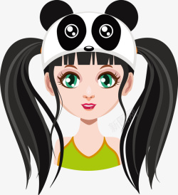 可爱的小女孩素材