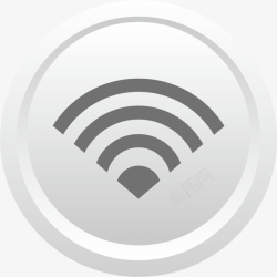 圆形wifi3D信号栏素材