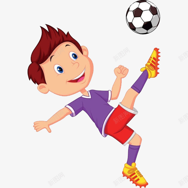 抬起脚的男孩png免抠素材_88icon https://88icon.com 卡通 可爱的 小男孩 少儿足球 帅气的 手绘 简笔 足球