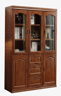 组合柜中式实木组合柜书柜高清图片