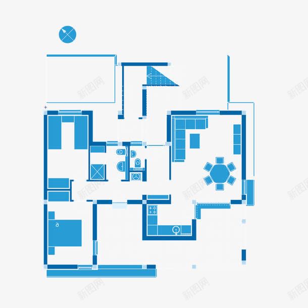 楼层碰面布局图png免抠素材_88icon https://88icon.com 布局 平面图 房屋平面图 楼层 楼层图