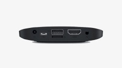 USB小米路由器背部展示黑色电源插孔高清图片