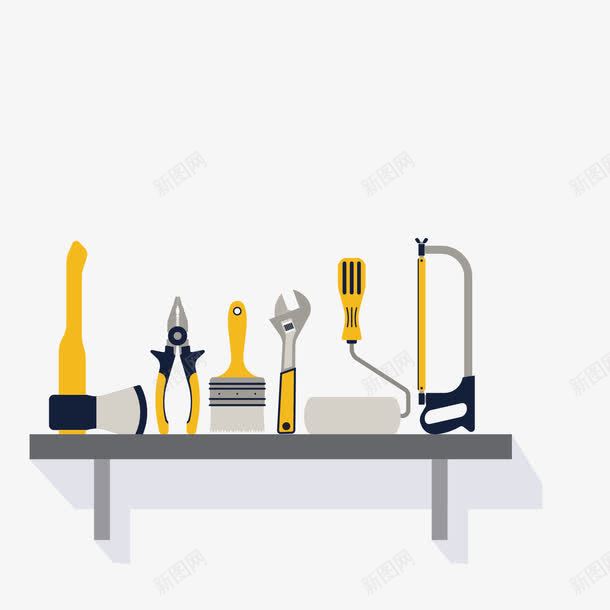 桌子整理工具png免抠素材_88icon https://88icon.com 使用 修理 修车师傅 多用途 工具 常用工具 整理 桌子 简单