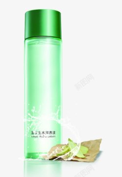 绿色瓶盖化妆品瓶子高清图片