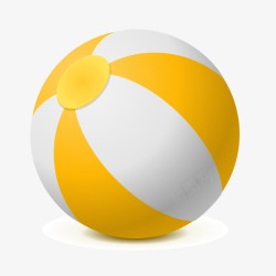 游泳水球创意海滩水球矢量图高清图片