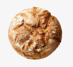 棕色爆裂的面包俯视图素材