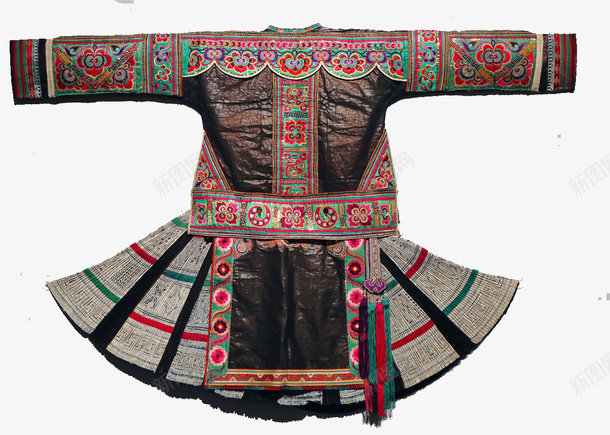 苗族刺绣女装png免抠素材_88icon https://88icon.com 刺绣 手工刺绣 苗族刺绣 苗族刺绣女装 苗族刺绣服 黑色刺绣衣服 黑色衣服