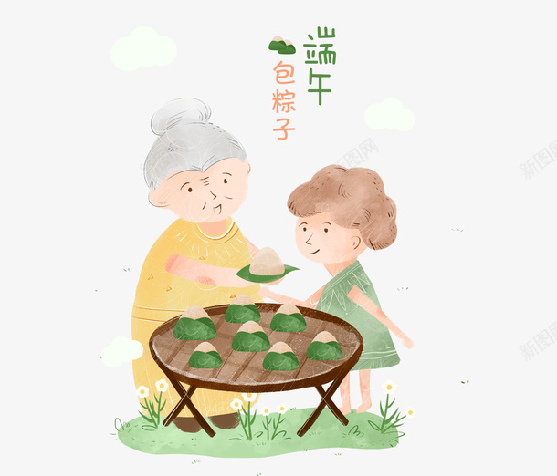 端午节包粽子片psd免抠素材_88icon https://88icon.com PNG图片 免抠 免抠素材 免费图片 包元宵png图片 广告设计 端午节包粽子素材图片 设计素材