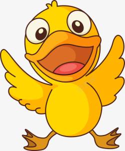 黄色鸭子卡通黄色鸭子高清图片