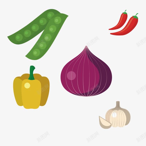 立体蔬菜矢量图eps免抠素材_88icon https://88icon.com 公益海报 幼儿园食品安全海报 彩椒 洋葱 辣椒 矢量图