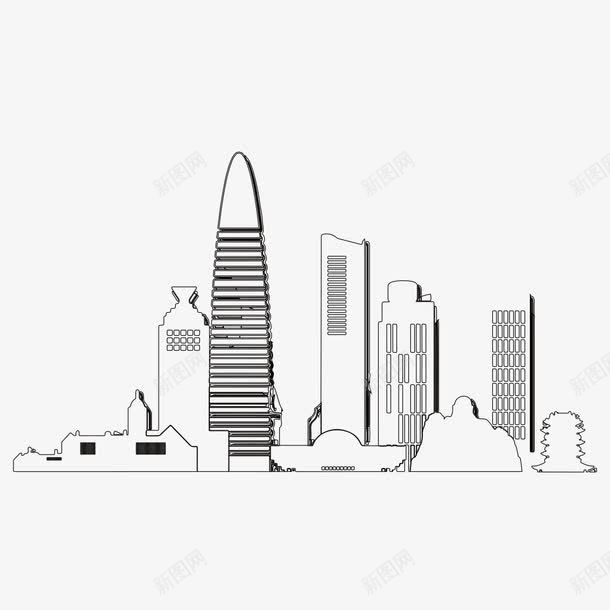 济南风景建筑png免抠素材_88icon https://88icon.com 优美 好看 建筑 日景 济南建筑 漂亮 点线面 美丽 美景 风景