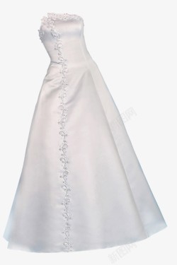 白色时尚婚纱素材