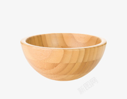 碗状棕色容器木纹空的木制碗实物高清图片