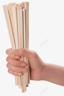 木筷子一次性木筷子高清图片