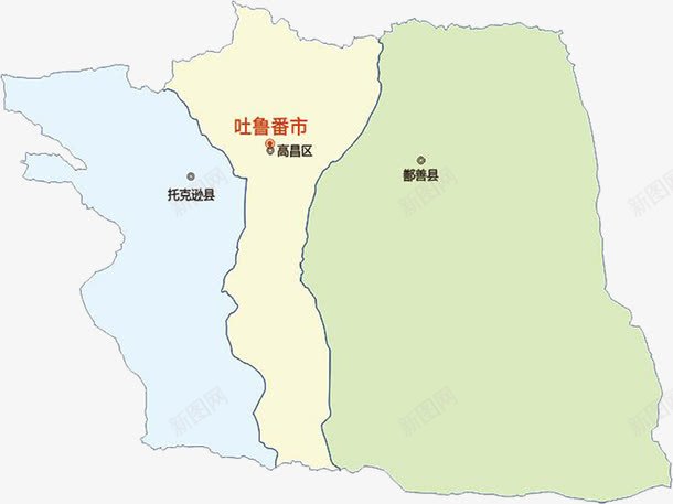 吐鲁番地图png免抠素材_88icon https://88icon.com 吐鲁番 吐鲁番分布 吐鲁番区域 地图