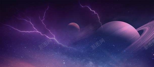 壮丽宇宙背景背景