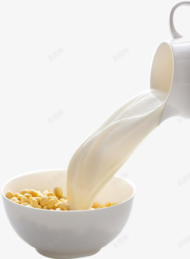 牛奶陶瓷杯黄豆png免抠素材_88icon https://88icon.com 健康 搭配均衡 牛奶 营养 陶瓷杯 黄白 黄豆 黄豆牛奶
