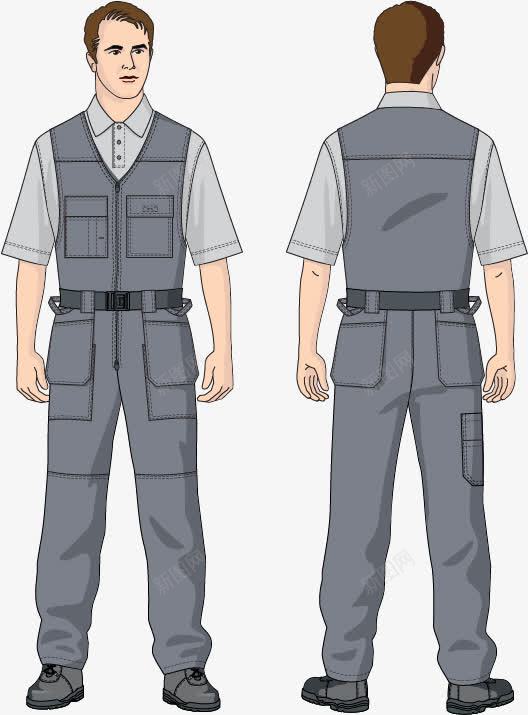 工人形象与剪影矢量图eps免抠素材_88icon https://88icon.com 工人形象剪影安全帽工程师纸张画纸工作服矢量素材 矢量图