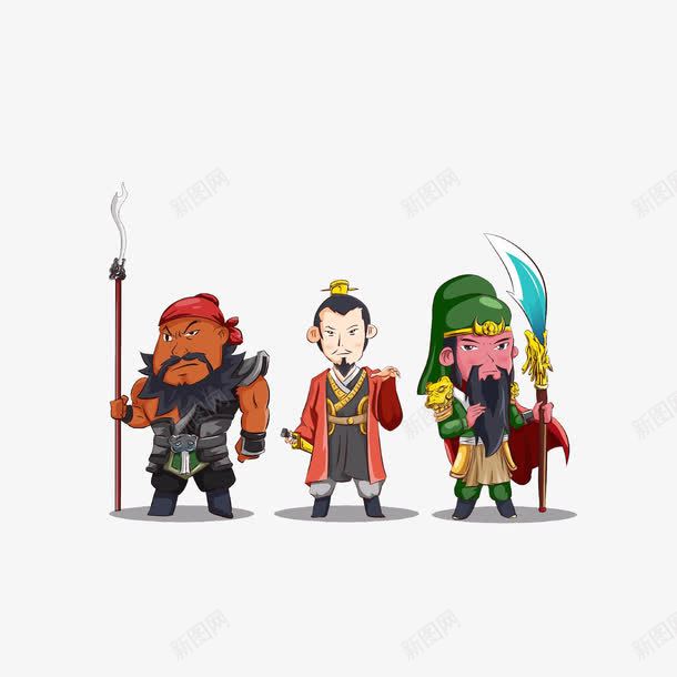 三国人物png免抠素材_88icon https://88icon.com 三国 三国风 书生 刘关张 武将