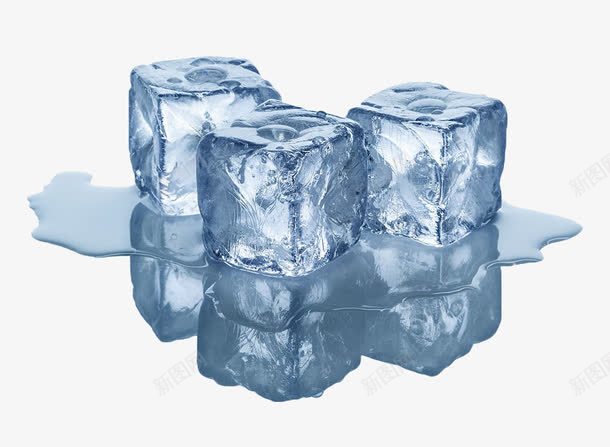 蓝色冰块png免抠素材_88icon https://88icon.com 冰 冰块 冰渣 凉爽 水渍 碎冰 蓝色 融化 透明
