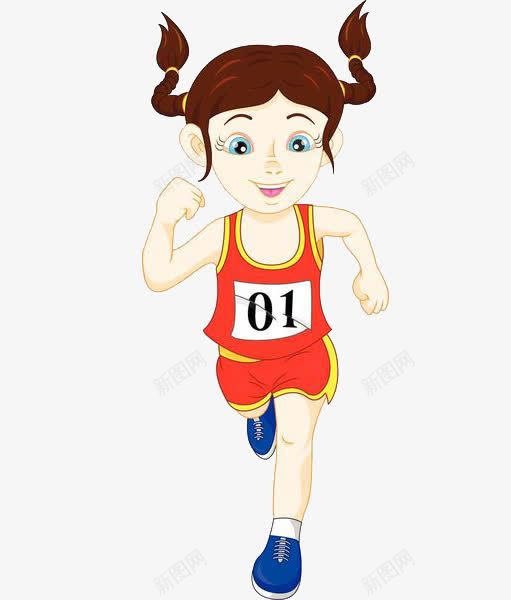 1号女运动员png免抠素材_88icon https://88icon.com 1号 卡通手绘 奔跑 比赛 赛跑 跑步 运动 运动员 锻炼 长跑 飞奔 马拉松
