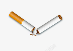 禁烟日素材库世界无烟日折断的香烟高清图片