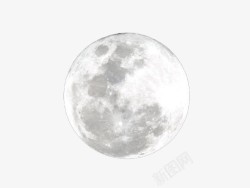灰色月亮银色月球高清图片