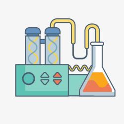 实验过程卡通化学实验过程高清图片