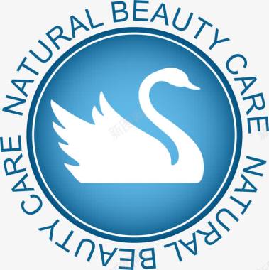 蓝色天鹅logo商标图标图标