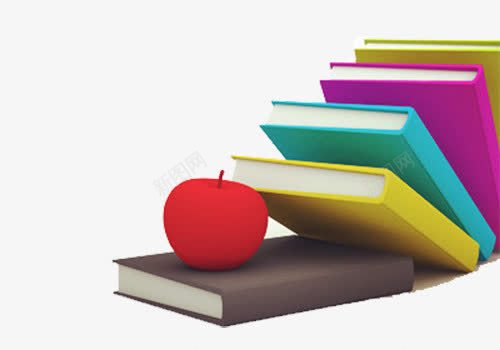 叠放的书本和苹果png免抠素材_88icon https://88icon.com 书本 叠放 备考 研究生 考研 考试 苹果 读书