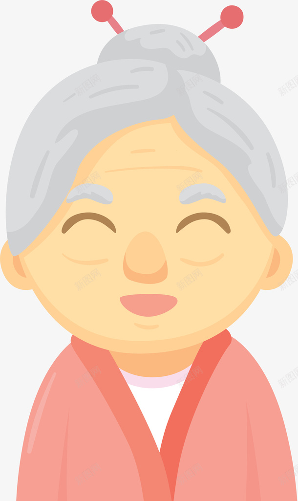 重阳节微笑开心老奶奶png免抠素材_88icon https://88icon.com 卡通可爱 图案 微笑开心 矢量图案 老人 老太太 老奶奶 老婆婆卡通 重阳节