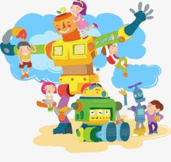 玩具机器人六一儿童节装饰高清图片