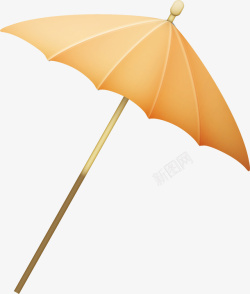 撑起的雨伞矢量图素材