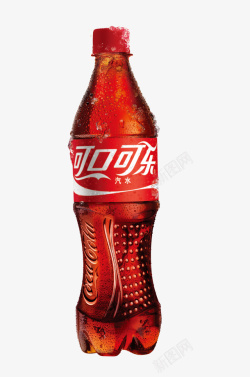 汽水气泡可口可乐瓶高清图片