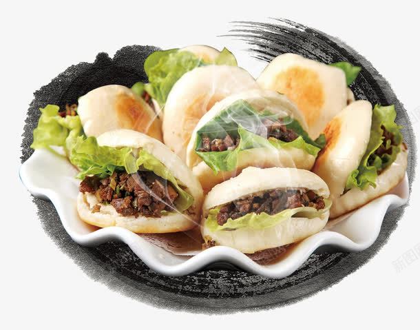 飘着香气的美味肉夹馍png免抠素材_88icon https://88icon.com 产品实物 水墨笔刷 美味小吃 肉夹馍 陕西特色 陕西肉夹馍 香气飘散