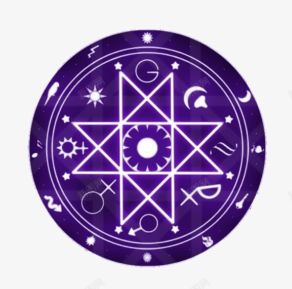 紫色魔法阵png免抠素材_88icon https://88icon.com 召唤阵 开阵 手游 特效 神奇 紫色 酷炫 释放魔法 魔法