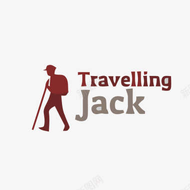 旅游logo旅游图标徒步矢量图图标