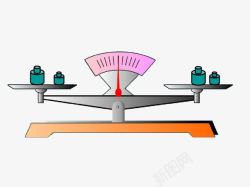 托盘天秤卡通版托盘天秤高清图片