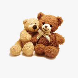 毛绒公仔两只婚庆装饰毛绒玩具泰迪熊高清图片