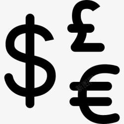 英镑汇率货币图标高清图片
