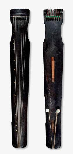 中国古风木制七弦古琴素材