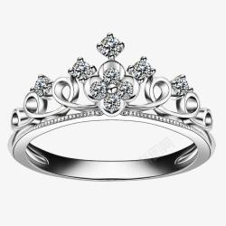 女士皇冠形戒指素材